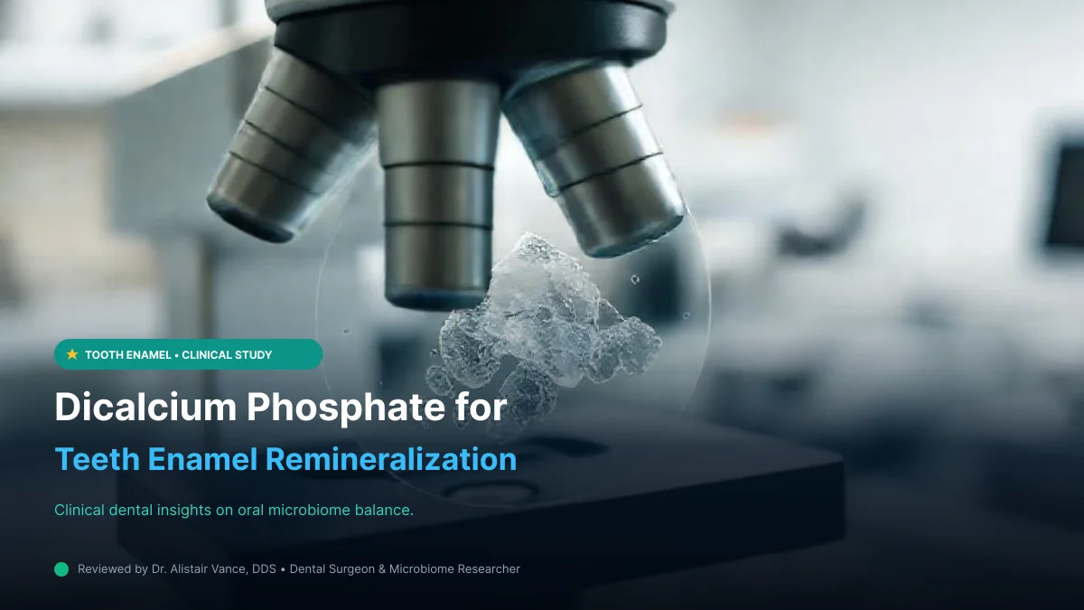 Dicalcium Phosphate for Teeth Enamel Remineralization