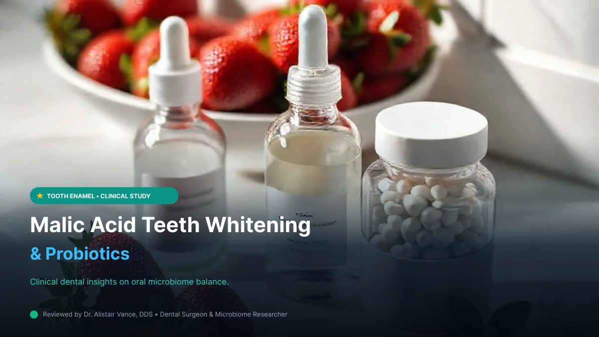 Malic Acid Teeth Whitening & Probiotics
