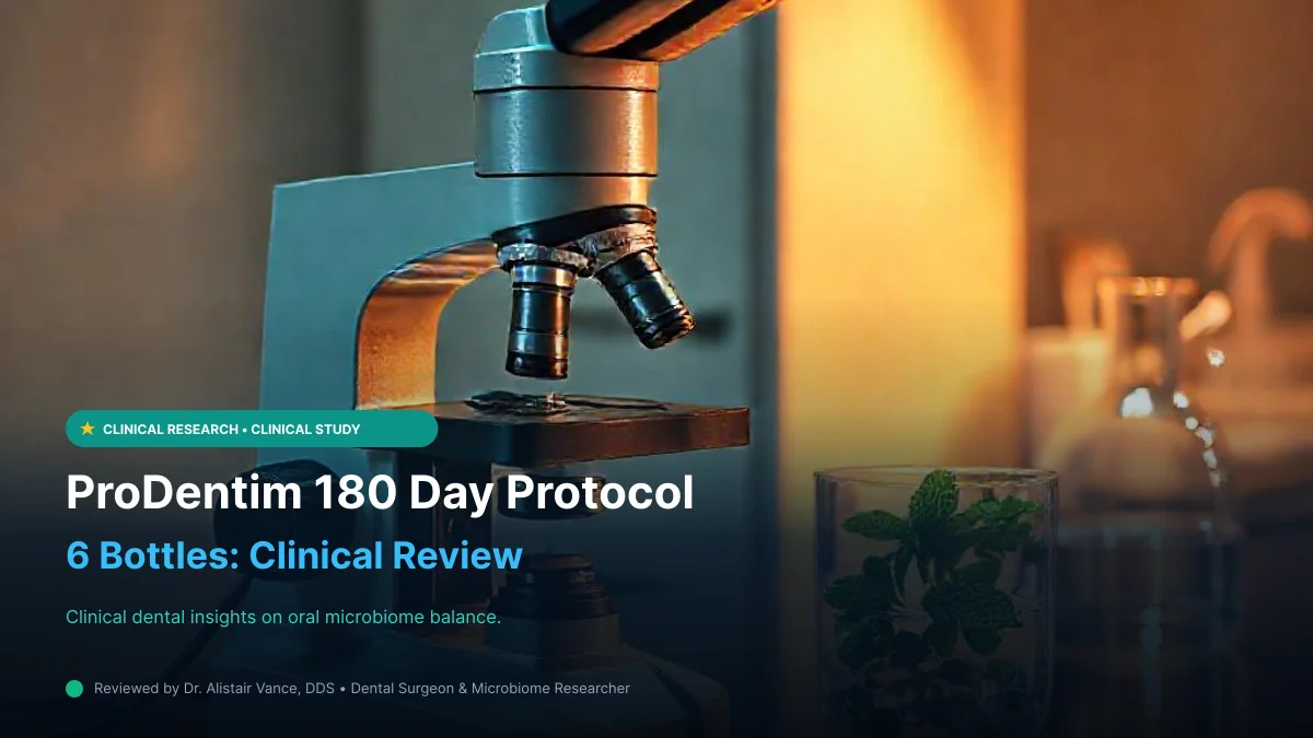 ProDentim 180 Day Protocol 6 Bottles: Clinical Review