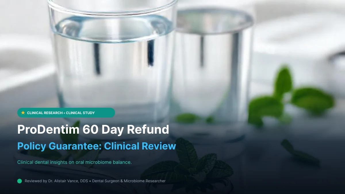 ProDentim 60 Day Refund Policy Guarantee: Clinical Review