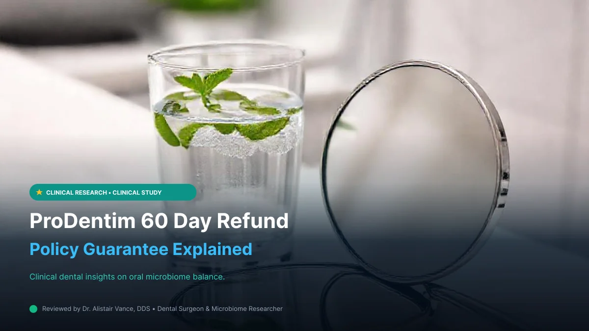 ProDentim 60 Day Refund Policy Guarantee Explained